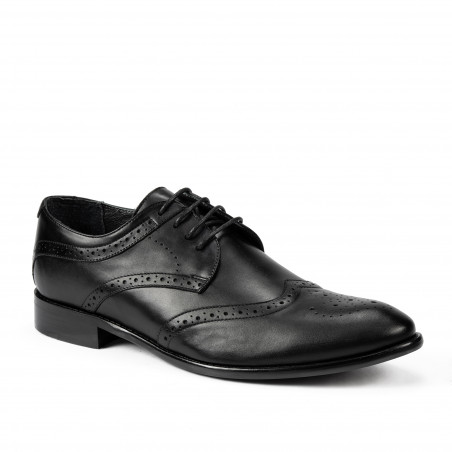 Casual / elegante Herrenschuhe 874 schwarz