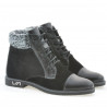 Damenstiefel 3281 schwarz kombiniert