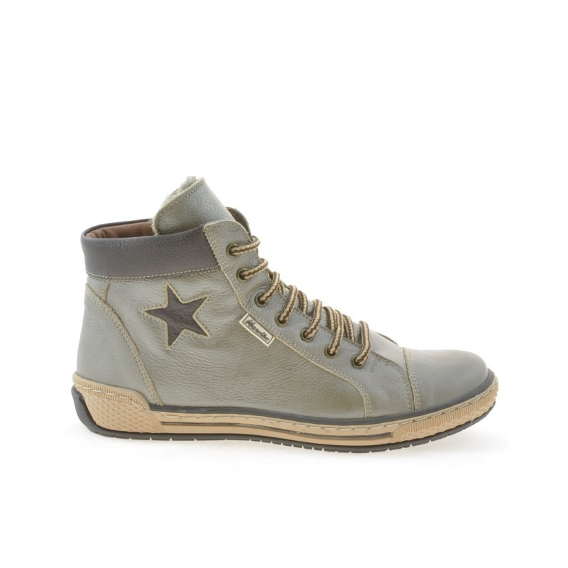 Damenstiefel 3274 Sand+Kaffee