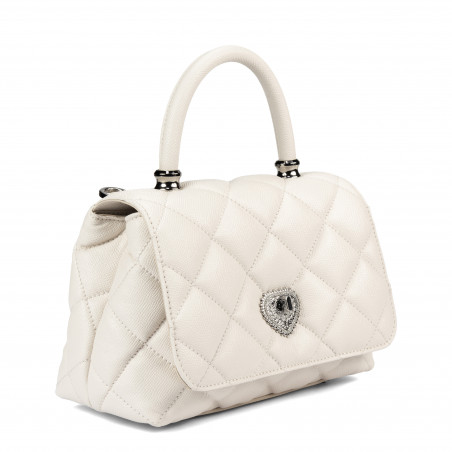 Damentasche Schultertasche 049g 01 panna safiano