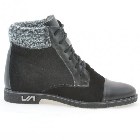 Damenstiefel 3281 schwarz kombiniert Damenstiefel 3281 schwarz kombiniert