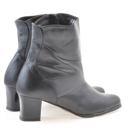 Damenstiefel 1122 schwarz+grau