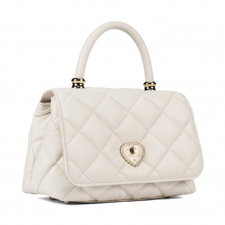 Damentasche Schultertasche 049g Panna Safiano