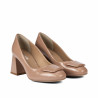 Elegante Damenschuhe 1324 Lack Beige