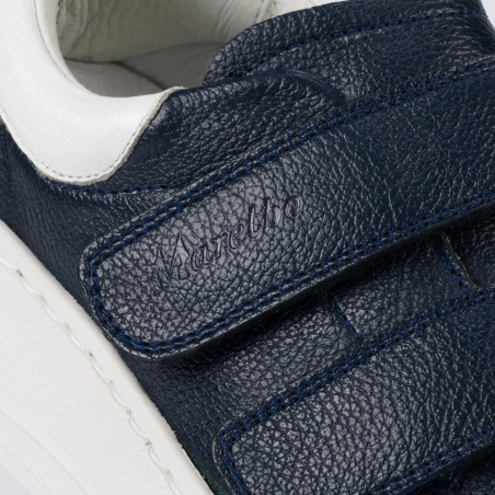 Damen-Sneaker 6008-1sc Indigo+Weiß