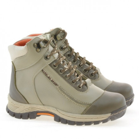Kinderschuhe 3219 Sand+Khaki