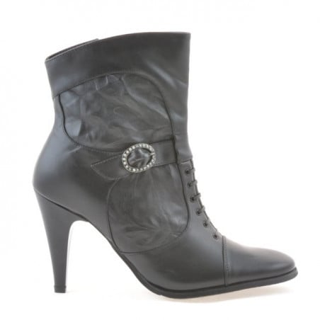 Damenschuhe 1102 schwarz kombiniert