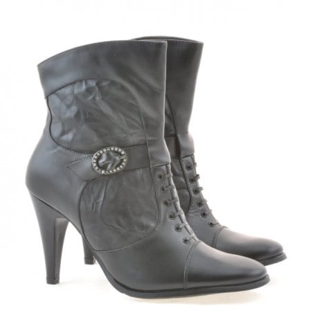 Damenschuhe 1102 schwarz kombiniert