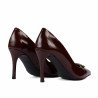 Elegante Damenschuhe 1363 Lack Bordeaux