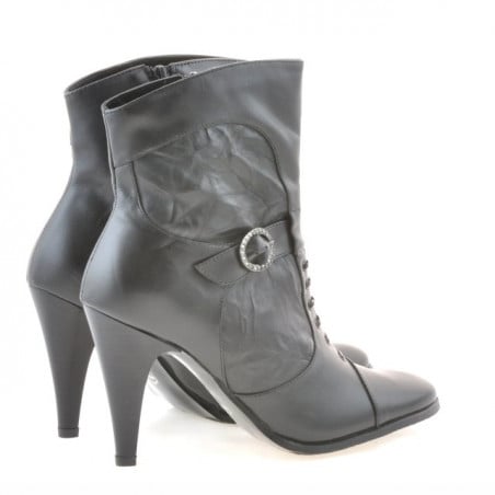 Damenschuhe 1102 schwarz kombiniert