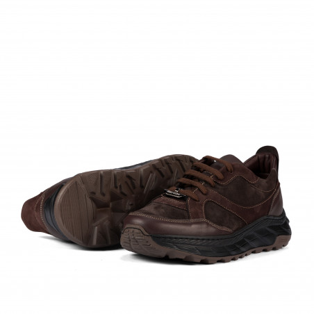 Herren Casual/Sportschuhe 996 Kaffee Velours kombiniert