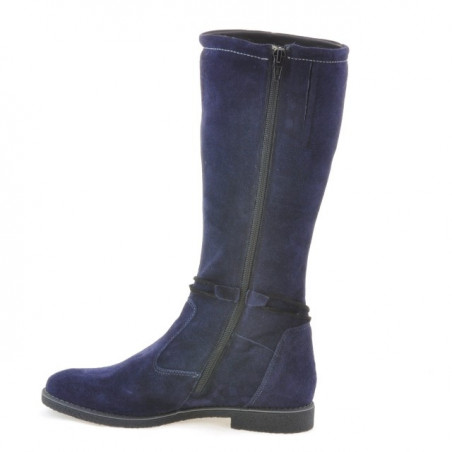 Damenstiefel 3276 Indigo Veloursleder