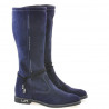 Damenstiefel 3276 Indigo Veloursleder