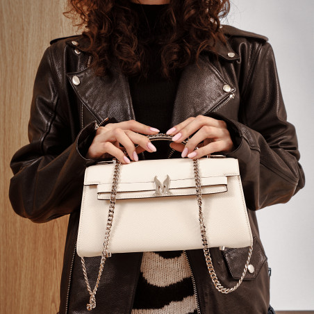 Damentasche aus Safiano-Leder 041g 01 Panna lifestyle