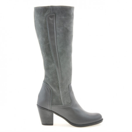 Damenschuhe 3277 grau kombiniert