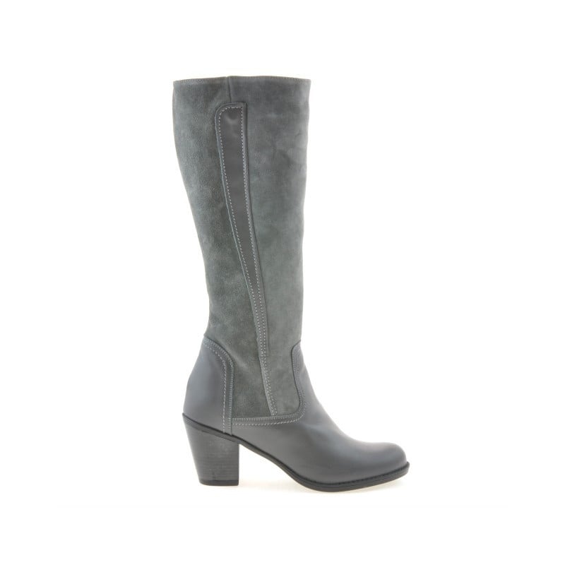 Damenschuhe 3277 grau kombiniert