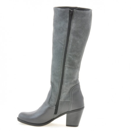 Damenschuhe 3277 grau kombiniert