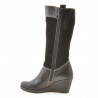 Damenstiefel 3221 Kaffee kombiniert