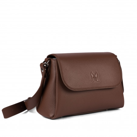 Damentasche Schultertasche 040g 01 biz cognac