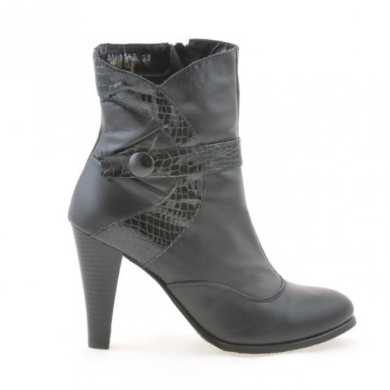 Damenschuhe 1112 schwarz kombiniert