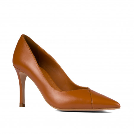 Elegante Damenschuhe 1325 Cognac Braun