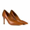 Elegante Damenschuhe 1325 Cognac Braun