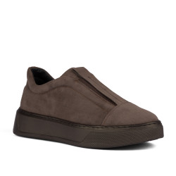 Damen-Casual-Schuhe 6095 Sand Veloursleder