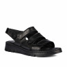 Damensandalen 5121 schwarz