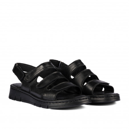 Damensandalen 5121 schwarz