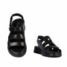 Damensandalen 5121 schwarz