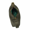 Damentasche Handtasche 037-1g Wildleder Oliv