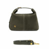 Damentasche Handtasche 037-1g Wildleder Oliv