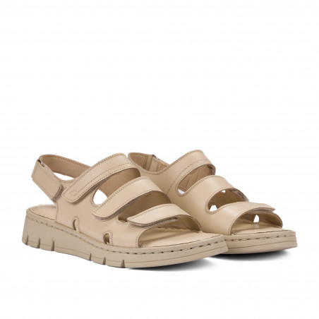 Damen Sandalen 5121 Creme
