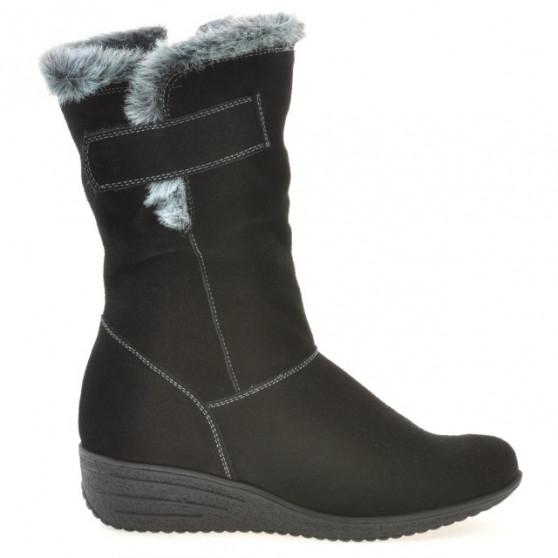Damenstiefel 3246 schwarz Velours Damenstiefel 3246 schwarz Velours