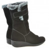 Damenstiefel 3246 schwarz Velours