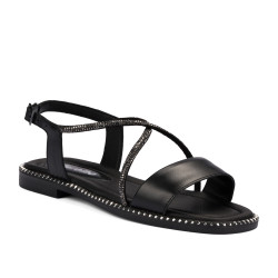 Damen Sandalen 5127 in Schwarz kombiniert