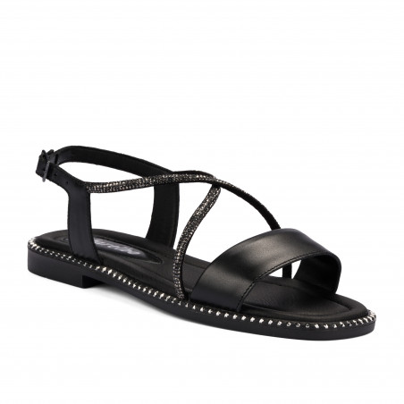 Damen Sandalen 5127 in Schwarz kombiniert