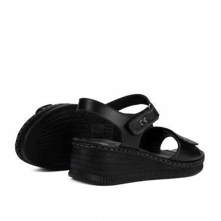 Damensandalen 5122 schwarz