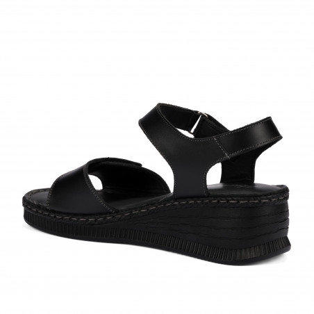 Damensandalen 5122 schwarz