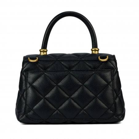 Schultertasche für Damen 049g biz schwarz