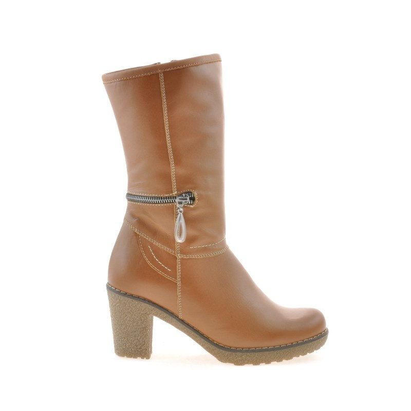 Damenstiefel 3256 gewachstes Braun