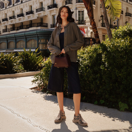 Damen-Sportschuhe 6102 Sand Velours kombiniert lifestyle