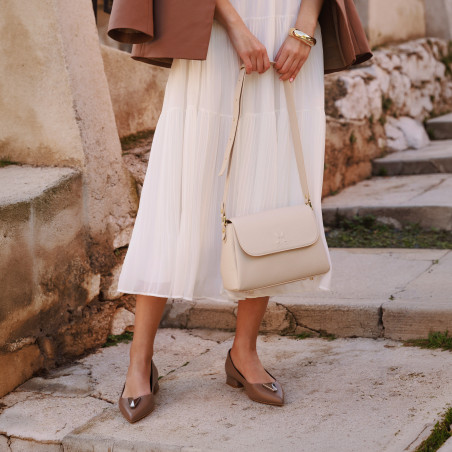 Damentasche Schultertasche 040g Sahne lifestyle