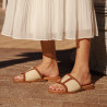 Damen Sandalen 5128 beige kombiniert lifestyle