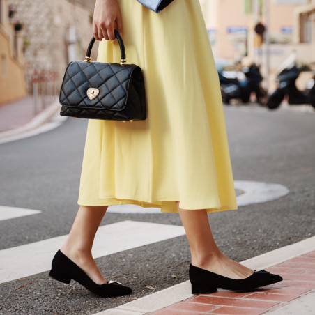 Schultertasche für Damen 049g biz schwarz lifestyle