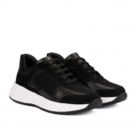 Damen-Sportschuhe 6098 Schwarz kombiniert
