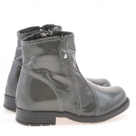 Kleine Kinderschuhe 28c lackgrau