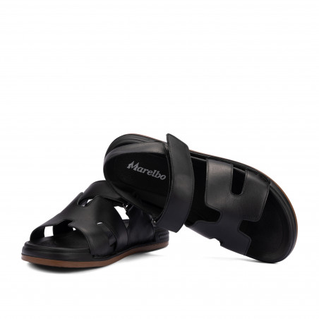 Herrensandalen 368 Schwarz