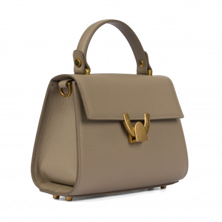 Damentasche Schultertasche 032g Hellgrau