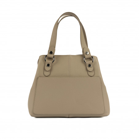 Damentasche Schultertasche 004g 01 Hellgrau